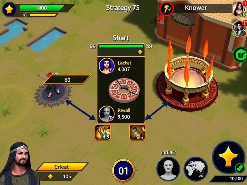 Anise Assassin Warlord gameplay screenshot showing combat and strategy elements